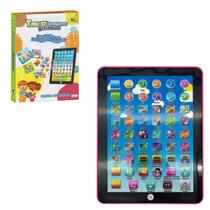 Mini tablet Brinquedo interativo bilingue Aprendizado Infantil
