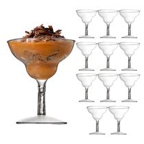 Mini Taça Coupette Acrílico Transparente 50ml - 10 Unidades