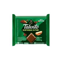 Mini Talento Verde Garoto - Chocolate Castanha - Caixa 375g c/ 15 und