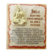 Mini talismã da sorte de bolsa ou carteira - buda Mini talismã da sorte de bolsa ou carteira - buda