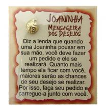 Mini talismã da sorte de bolsa ou carteira - joaninha Mini talismã da sorte de bolsa ou carteira - joaninha
