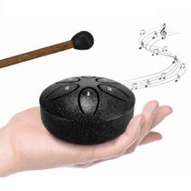 Mini Tambor de Língua de Aço 6 Notas para Meditação e Relaxamento Yoga Mini Tambor de Língua de Aço 6 Notas para Meditação e Relaxamento Yoga