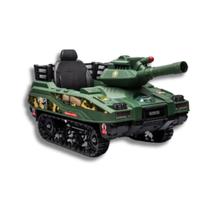 Mini tanque eletrico infantil 12v verde - importway