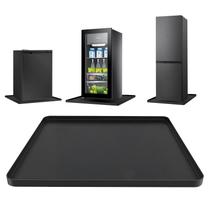 Mini tapete de geladeira UUFCTY de silicone impermeável 60x60x1,5 cm preto Mini tapete de geladeira UUFCTY de silicone impermeável 60x60x1,5 cm preto