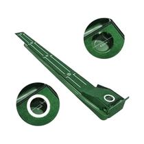 Mini tapete de putter verde de golfe portátil para prática de golfe interna e externa PM015