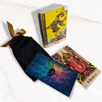 Mini Tarot de Bolso Rider Waite Arte Original 1909 Baralho 22 Cartas Arcanos Maiores Plastificadas