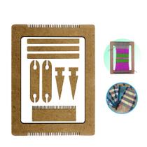 Mini Tear Manual 29 Fios Lã Boneca Pulseira Tapete Tecelagem