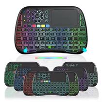 Mini Teclado Bluetooth 2.4g Led Comando De Voz Rgb Luminoso Mini Teclado Bluetooth 2.4g Led Comando De Voz Rgb Luminoso