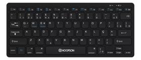 Mini Teclado Bluetooth Hoopson Tpc-078bt Preto Idioma Português Brasil - Com Pilhas Mini Teclado Bluetooth Hoopson Tpc-078bt Preto Idioma Português Brasil - Com Pilhas