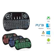 Mini Teclado Bluetooth P/ Smart Tv Pc Gamer Muda De Cor Led - mini teclado keyboard