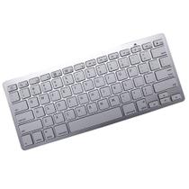 Mini Teclado Bluetooth Sem Fio Para e Prata Mini Teclado Bluetooth Sem Fio Para e Prata