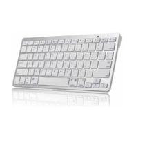 Mini Teclado Bluetooth sem Fio para e Slim Prata Mini Teclado Bluetooth sem Fio para e Slim Prata