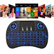 Mini Teclado com Iluminação LED Ideal para Controle de Console e Dispositivo