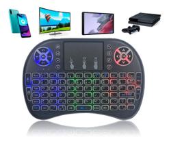 Mini Teclado Controle Bluetooth Sem fio Com Touchpad 2.4GHZ Smart TV Box - EXBOM