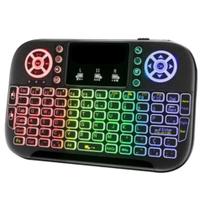 Mini Teclado Controle Com Led Sem Fio