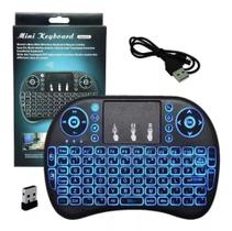 Mini Teclado Controle S/ Fio Touch LED - Keyboardex Mini Teclado Controle S/ Fio Touch LED - Keyboardex