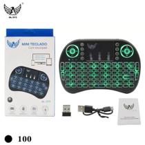 Mini Teclado Controle Sem Fio Para Smart Tv Pc