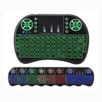Mini Teclado Controle Sem Fio Touch Led Iluminado Rgb Mini Teclado Controle Sem Fio Touch Led Iluminado Rgb