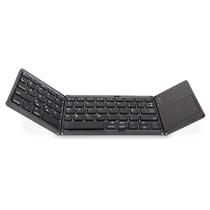 Mini Teclado Dobrável Bluetooth Com Touchpad Sem Fio Abnt Ç Mini Teclado Dobrável Bluetooth Com Touchpad Sem Fio Abnt Ç