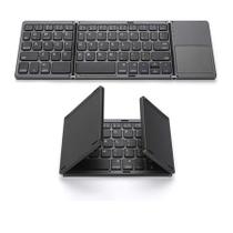 Mini Teclado Dobrável Bluetooth Touchpad Avatto Sem Fio Abtn Mini Teclado Dobrável Bluetooth Touchpad Avatto Sem Fio Abtn