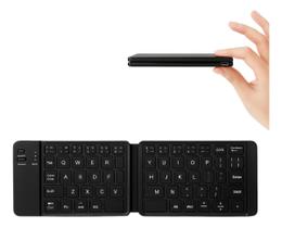 Mini Teclado Dobrável Portátil Sem Fio Cel/tab/notebook