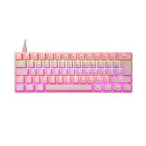 Mini Teclado Gamer Mecanico Outemu Red Rosa Ziggy - Oex