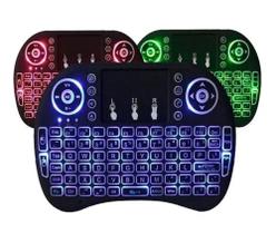 Mini Teclado Keyboard Sem Fio Wireless Iluminado Luz Led - Giganteeletro