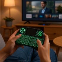 Mini Teclado Led Touchpad Sem Fio BMax BM-T08 Iluminado