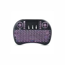 Mini Teclado Led Wi-Fi Wireless Sem Fio Com Mouse Touch Pad