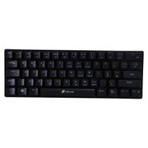 Mini Teclado Mecanico Gamer LED Rainbow SWITCH Outemu RED ZIGGY Preto TC607 OEX Game
