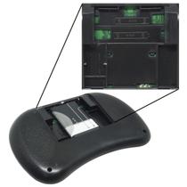 Mini Teclado Mouse Iluminado Led Touchpad Wireless Sem Fio Tv Smart Usb Preto - S/M