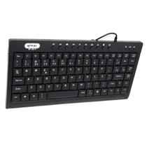 Mini Teclado Multimídia Usb Abnt2 Preto Knup Mini Teclado Multimídia Usb Abnt2 Preto Knup