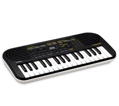 Mini Teclado Musical Casio SA-51 Portátil 32 Teclas - Branco/Preto Mini Teclado Musical Casio SA-51 Portátil 32 Teclas - Branco/Preto