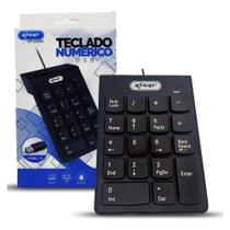 Mini Teclado Numérico Usb Com Fio 18 Teclas Knup Kp-2003a Mini Teclado Numérico Usb Com Fio 18 Teclas Knup Kp-2003a