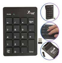 Mini Teclado Numérico Usb Sem Fio Kp-2038 Alcance 10 Metros