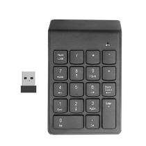 Mini Teclado Numerico Usb Sem Fio Para Calculadora PC Notebook