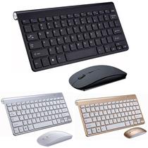 Mini teclado portátil sem fio 2.4GHz computador multimídia