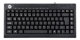 Mini Teclado Preto USB Multimídia QWERTY - Bright 0505