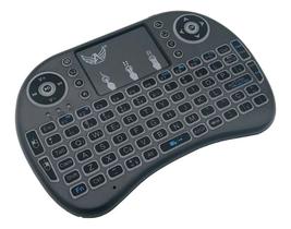 Mini Teclado Sem Fio Com Touchpad LED 92 Teclas 15 Cm Mini Teclado Sem Fio Com Touchpad LED 92 Teclas 15 Cm