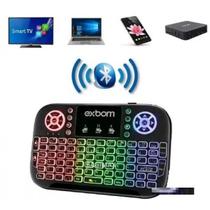 Mini Teclado Sem fio LED p/ Tv PC Notebook Tablet Original - Exbom