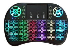 Mini Teclado Sem Fio - Touch Pad Smart Tv Pc Celular - Led Mini Teclado Sem Fio - Touch Pad Smart Tv Pc Celular - Led