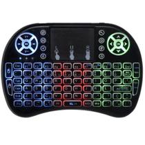 Mini Teclado sem fio Wireless LED compatível Android, TVBox, PC