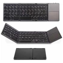 Mini Teclado Touch Dobrável Bluetooth Para Celular util dia a dia com cabo c incluso