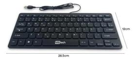 Mini Teclado Usb Mbtech K8 Compacto 78 Teclas Para Notebook E Pc