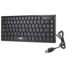 Mini Teclado Usb Super Slim Tipo Chocolate Com Ç Com Fio - LTK-667 - Dex