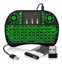 Mini Teclado USB Wireless Touchpad Sem Fio Android TV Smart Mini Teclado USB Wireless Touchpad Sem Fio Android TV Smart