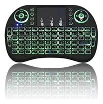 Mini Teclado Wireless Bluetooth Touchpad Sem Fio Iluminado