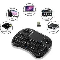 Mini Teclado Wireless Bluetooth Touchpad Sem Fio Iluminado recarregável Teclado Preto universal knup Mini Teclado Wireless Bluetooth Touchpad Sem Fio Iluminado recarregável Teclado Preto universal knup