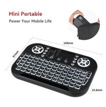 Mini Teclado Wireless Bluetooth Touchpad Sem Fio Lelong