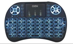 Mini Teclado Wireless Com Touch Ck103 Preto - Oex